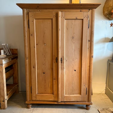 Vintage Pine Armoire