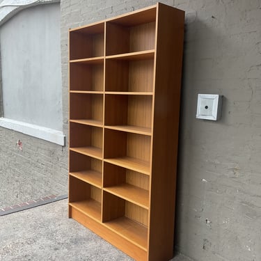 Danish Modern Double Bookcase