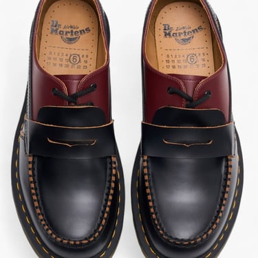 MM6 Maison Margiela x Dr. Martens 1461 Penton Mash Up - Oxblood