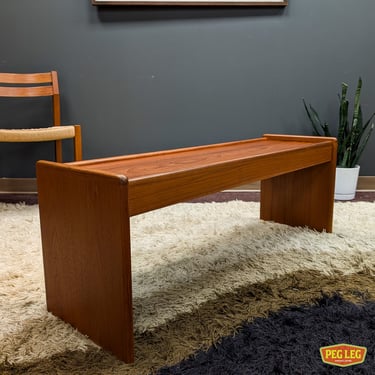 Danish Modern teak bench / coffee table