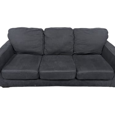 Modern Charcoal Fabric Couch
