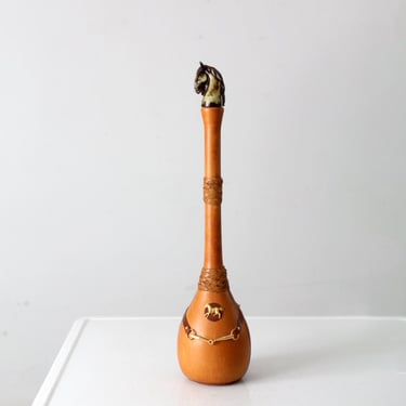 vintage Italian equestrian decanter bottle 