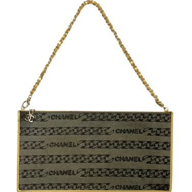 Chanel Green Calf-hair Chain Bag