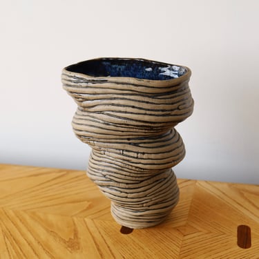 Vintage Coiled Vase