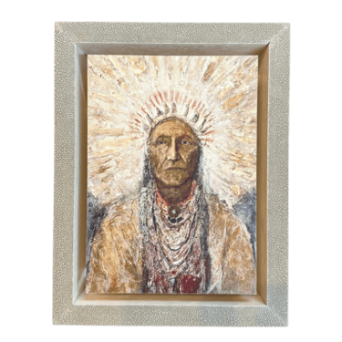 Native Chief Framed Print