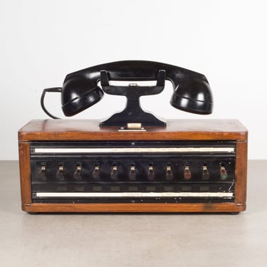Antique World War ll Era US Navy Bakelite Switch Board Phone c.1940