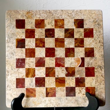 Vintage Stone Chess Board