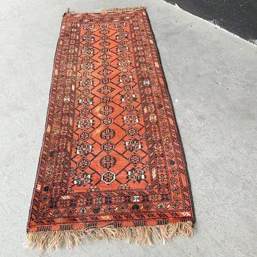 Persian Hand-knotted Runner Rug