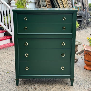 Green Lacquered Stanley Dresser