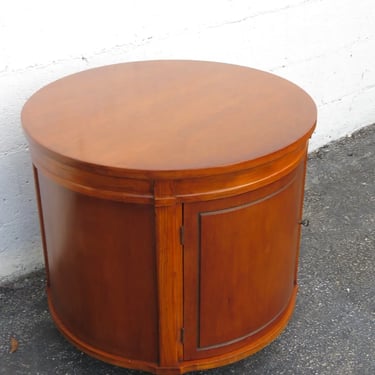 Mid Century Modern Round Top Side End Lamp Table Bar 3932