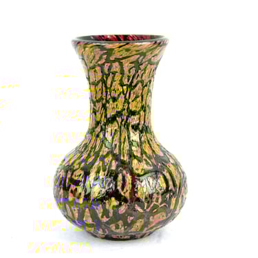 Glass vase cased glass Glass mouth-blown foam glass in the style of Loetz Loetz Witwe Klostermühle 30s Art Deco rarity glass object 