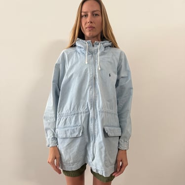80s USA Ralph Lauren Chambray Parka