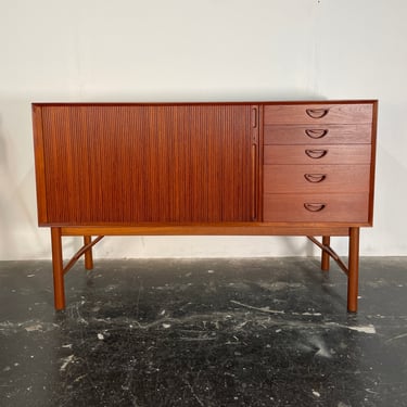 Solid Teak Credenza by Peter Hvidt and Orla Molgaard-Nielsen for Soborg Mobelfabrik