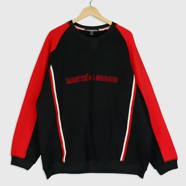 Vintage Marithe Girbaud Patched Brand Sweatshirt Sz 3XL
