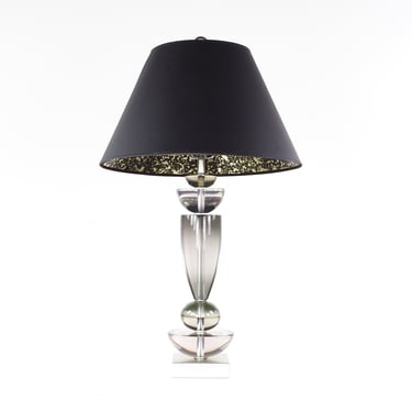 Van Teal Mid Century Lucite Table Lamp - mcm 