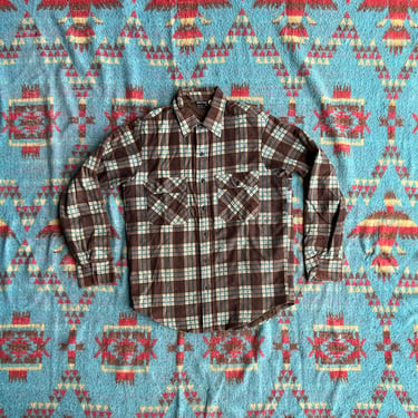 Vintage 70s Penney’s Plaid Flannel Shirt 