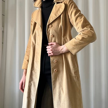 70s Corduroy Maxi Coat