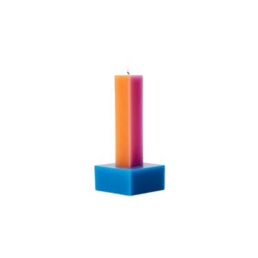 happiness pillar candle
