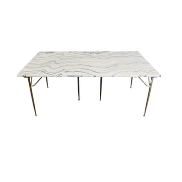 Midcentury Onyx Dining Table Attributed to Gio Ponti