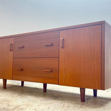 Vintage 1980s Teak Credenza or Sideboard 