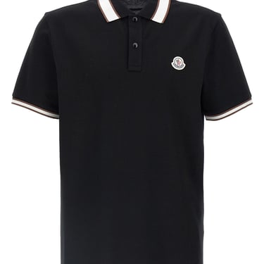 Moncler Men Logo Patch Polo Shirt