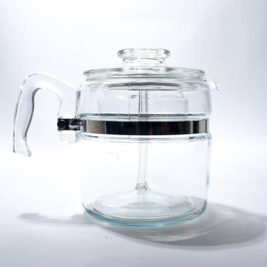 Vintage 1950s Pyrex Glass Percolator 6 Cup Coffee Pot | Retro Warehouse -  Newburyport, MA | ATTIC