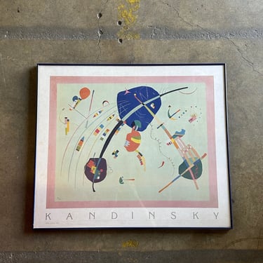 Vintage To the Blue by Wassily Kandinsky 