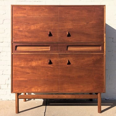 Mid Century English Modern Teak Cabinet by Mcintosh 