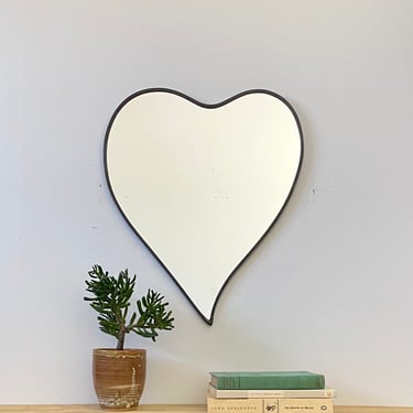Large Heart Mirror No. 1 / Handmade Wall Mirror Heart Shape Art Outline Cœur Cuore Herz Valentines Day Gift 