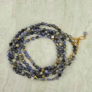 James + Jezebelle | Tanzanite + Labradorite Necklace