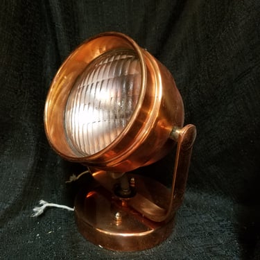 Semi Flush Vintage Copper Spotlight