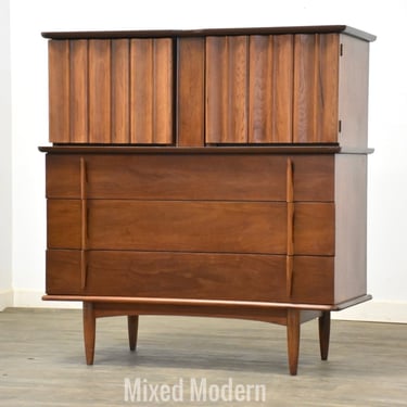 Mid Century Tall Dresser by United Furniture 