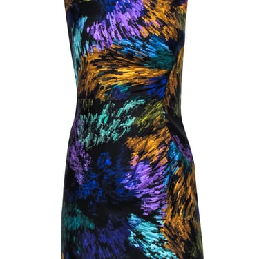 Milly - Multicolor Crystal Print Sleeveless Sheath Dress Sz 4
