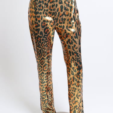 Leopard Sequin Pants