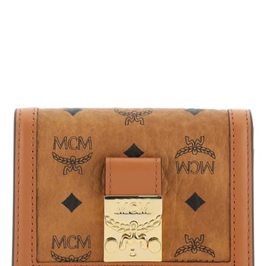 Mcm Unisex Printed Canvas Tracy Coin Purse