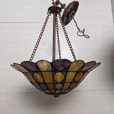 Stained Glass Pendant Light
