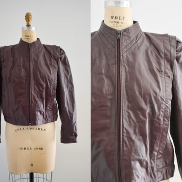 1970s/80s Oxblood Leather Jacket 