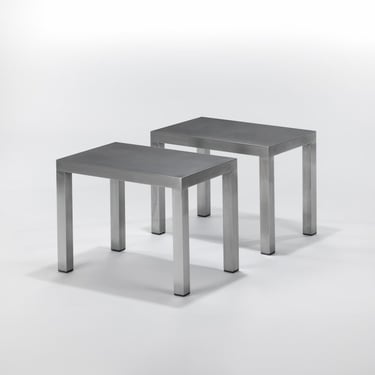 Maria Pergay Pair of End Tables