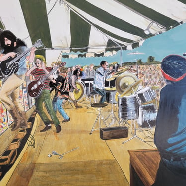 Grateful Dead Live Rock Concert Painting 