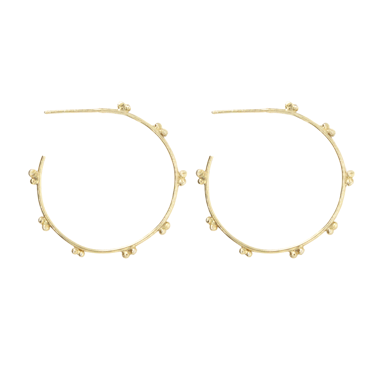 Gold Marais Hoop Earrings