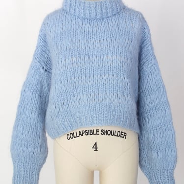 Frisson Knits Mohair Crop Sweater