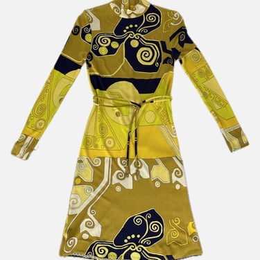 Léonard Silk Printed Dress