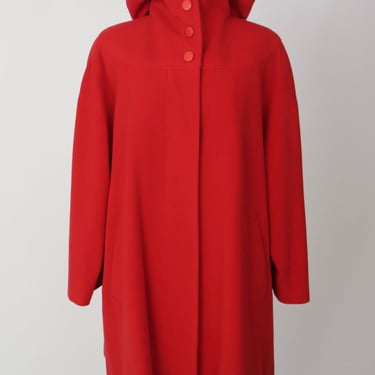 Byblos Wool Hooded Swing Coat