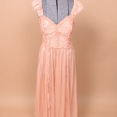 Blush Silk Midi Dress By Ulla  Johnson, S