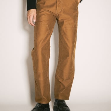 Prada Men Moleskin Cargo Pants