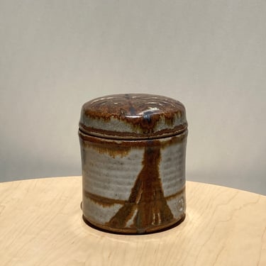John Fassinder lidded ceramic canister 
