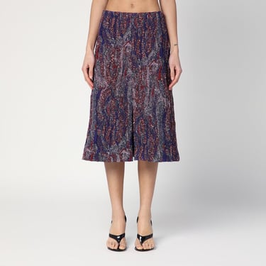 Dries Van Noten Skirt In Jacquard Cotton-Blend Viscose Women