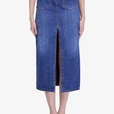 Chloe Women Denim Midi Skirt