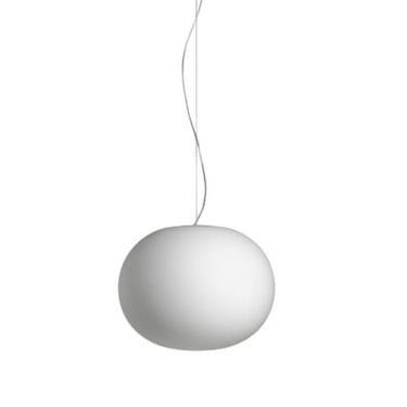 Flos Glo-ball S2 modern frosted glass sphere hanging lamp by Jasper Morrison 