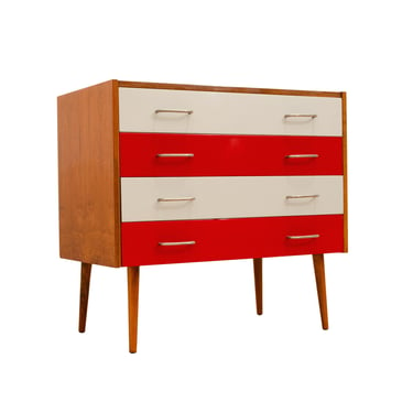 Mid century Eastern Bloc Vintage chest of drawers, 1970s, Czechoslovakia 